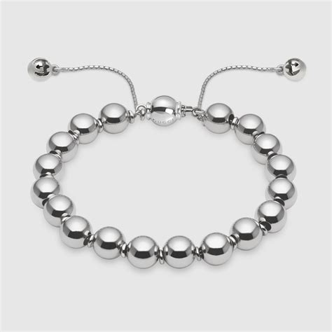 gucci bracelet skull|gucci sterling silver boule bracelet.